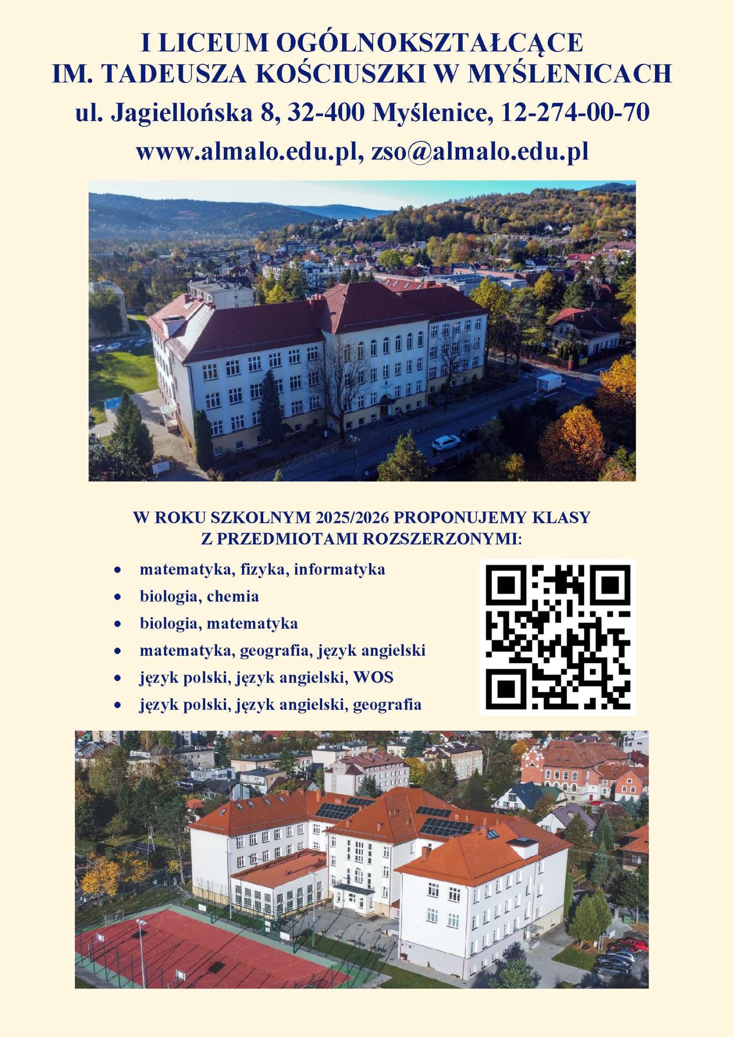 Rekrutacja – I LO im. T. Kościuszki w Myślenicach